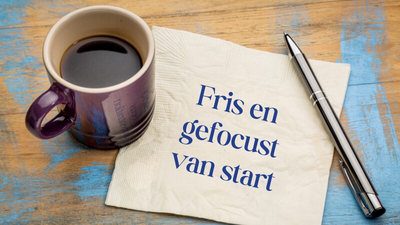 Secretaresses in de zorg - artikel eerste werkdagritueel in het nieuwe jaar - nieuwsbrief - 800x450